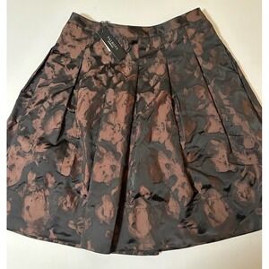 Talbots Watercolor Floral Flare Party Hostess Skirt Women's 8P NWT $119